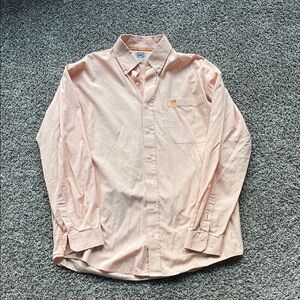 Cinch Orange/White Stripe Shirt